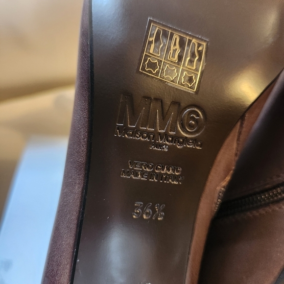 MM6 Maison Martin Margiela Anatomic boots size 36.5 BNWB - Picture 13 of 14